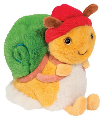 Brandon 6'' Backpacker Snail Douglas Stuffed Animal Plush insect bug slug mollusk