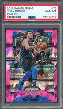 2019 Panini Prizm Luka Doncic Pink Ice #75 - PSA 8 NM-MT