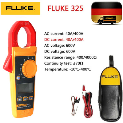 Fluke 325 True RMS DC AC Current and Voltage Tester Capacitance Clamp meter NEW