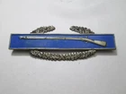 WWII CIB US ARMY COMBAT INFANTRY BADGE STERLING MARKED CLUCH BACK