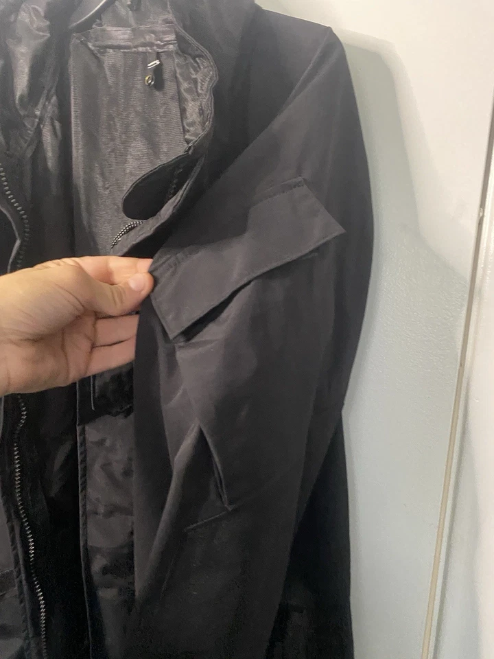 Chaqueta Parka Militar Tru-Spec Adulto XL Negra H20 Prueba ECWCS PTFE Parka Foto 3 de 4