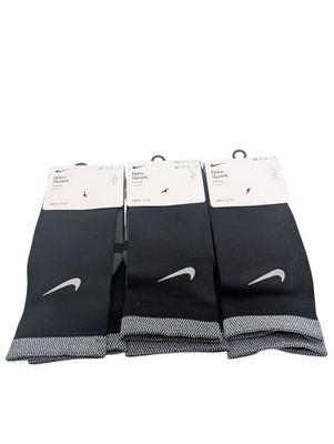 #ad #ad 3 Pair Nike Spark Dri Fit Cushioned Running Crew Socks Black Mens Size 10 11.5 $29.99