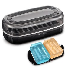 Bar Soap Travel Case with Lid Large Bar Soap Holder Travel Soap Container Sha.