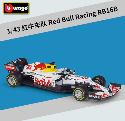 Bburago 1:43 RB16B F1 Formula Red Bull NO.33 Max Verstappen Turkey