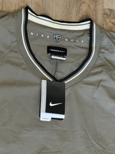 Brand New Tags Vtg Nike Gold Windbreaker Pullover Mens 2XL Embroidered Swoosh - Picture 3 of 7