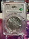 1889-S Morgan Silver Dollar CAC MS61 - WitterBrick Silver Label