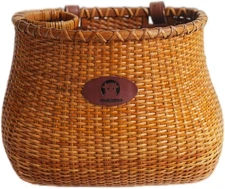 Bike Basket for Women's Beach Cruiser or Scooter The Original Wicker Bicycle