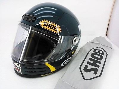 SHOEI Glamster Cheetah Custom Cycles Helmet Size M Motorcycle Full