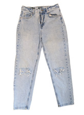 Wild Fable Super High Rise Mom Jean Distressed Light Wash Jeans Women's sz 6