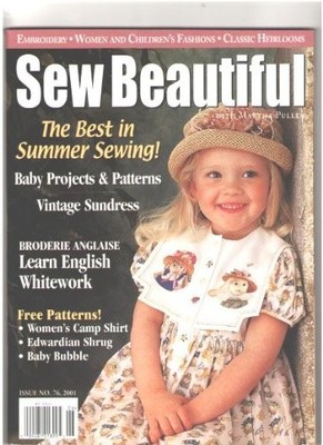 MARTHA PULLEN'S SEW BEAUTIFUL magazine May/June 2001 (Volume 14, No. 5, Issu...