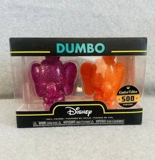 Funko Hikari XS Disney DUMBO Limited Edition Vinyl Figures Orange Elephants