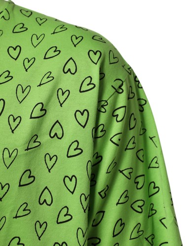 DOLCE & GABBANA T-shirt Green V-Neck DG Logo Heart Print IT52/US42/XL 750usd - Picture 5 of 13