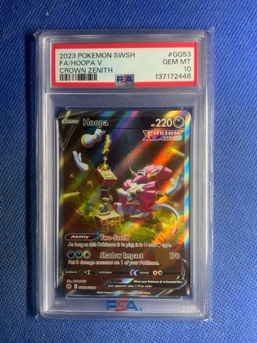2023 Pokemon SWSH FA/Hoopa V #GG53 PSA 10