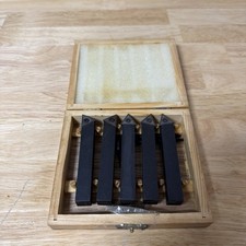 5 pc Indexable Carbide C6 Insert Tool Bit  Holder Mini Lathe Set, used 
