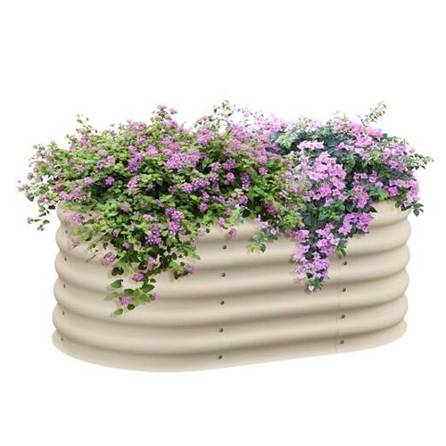 3.5' x 2' x 1.4' Galvanized Raised Garden Bed Kit, Outdoor Metal Elevated - Picture 1 of 8