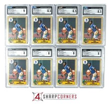 1987 TOPPS FUTURE STARS #170 BO JACKSON RC ROYALS LOT OF 8 CGC 8-9 SLABS
