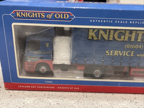 CORGI 75405 LEYLAND DAF TRACTOR & CURTAINSIDE TRAILER HGV 1/50 - Picture 4 of 5