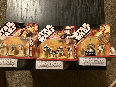 Star Wars Battle Packs Unleashed Tatooine (Lot Of 3)