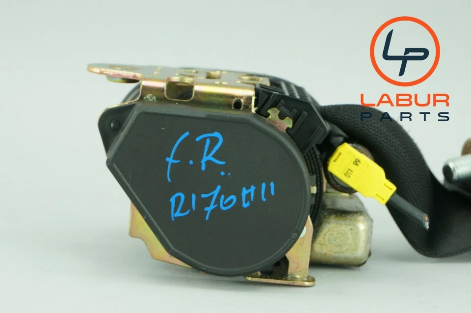 Cinturón de seguridad delantero derecho pasajero negro mercedes clase 99-04 slk r170 a281 Foto 3 de 4