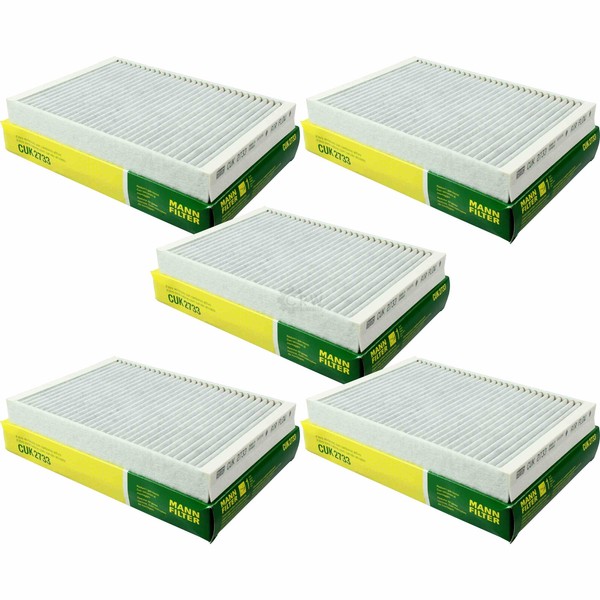 5X Mann-Filter Aktivkohlefilter Innenraumfilter CUK 2733-image
