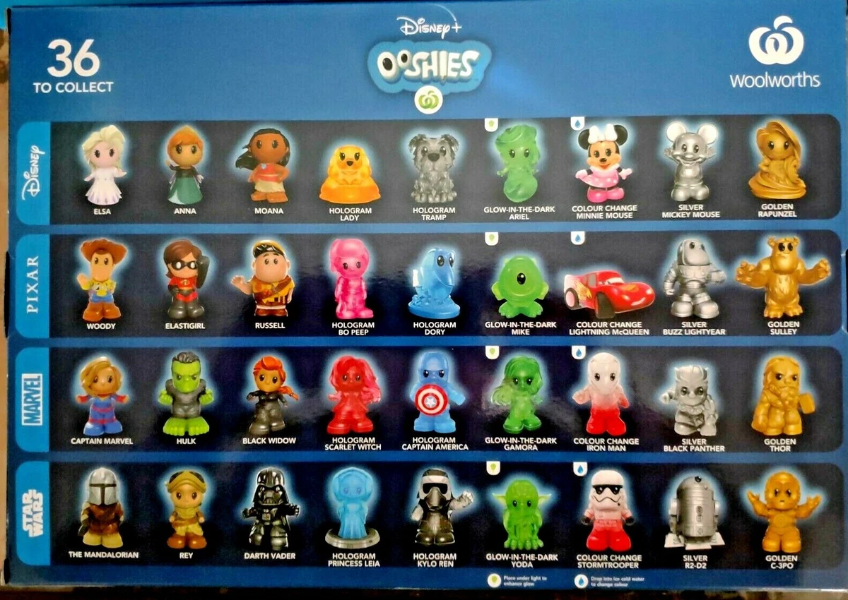 Ooshies on sale characters woolworths