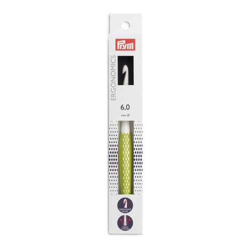 Prym Ergonomic soft grip comfy crochet hooks, 3mm -15mm, Choose size or set - Picture 59 of 64