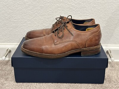 Cole Haan Dress Shoes Giraldo Grand Cap Toe Oxford Tan C28143 Brown  Us Men