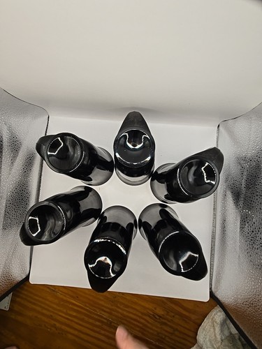 Vintage 1982 Tiara Hunter Horn 10 oz. Black (6) Mug/Cup Set, Used, Excellent Con - Picture 3 of 8