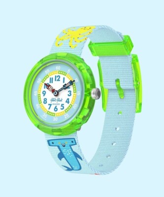 SWATCH FLIK FLAK COLOR IN NEON Wristwatch FBNP232 SWISS
