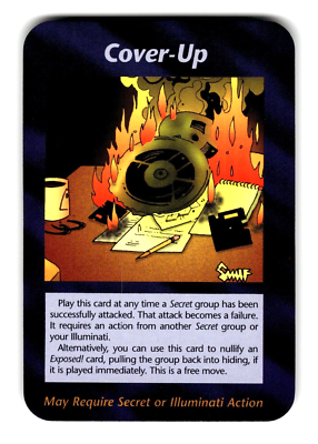 Cover-Up Card Unlimited INWO Illuminati New World Order Game | eBay
