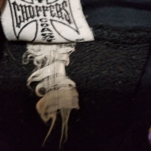 Vintage West Coast Choppers Hoodie schwarz weiß Größe Medium Jesse Who - Bild 16 von 24