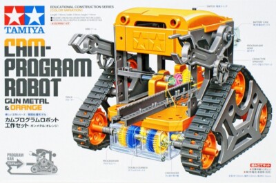 Tamiya 69922 Cam-Program Robot (Gun Metal/Orange) STEM Educational Construction