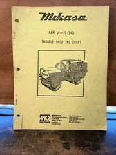 Mikasa MRV-10G ( Trouble Shooting Chart Manual )￼