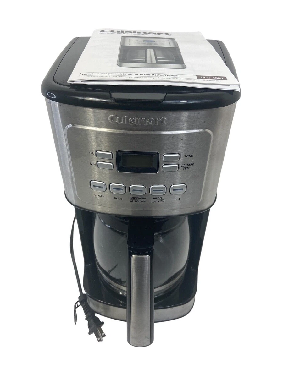 Cuisinart 14Cup Fully Automatic Coffee Maker Glass Carafe, 53 OFF