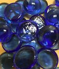 M Blue Mosaic Tiles, Glass Gems, Marbles, Pebbles