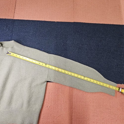 Los Angeles Atelier & Other Stories Women Knit Mock neck Sweater Medium Green L4 - Picture 10 of 13