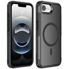 For iPhone 16e MagSafe Case Military Shockproof Heavy Duty Rugged Magnetic Cover