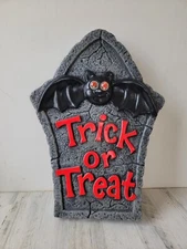Paper magic trick treat Tombstone bat light up hanging Halloween prop