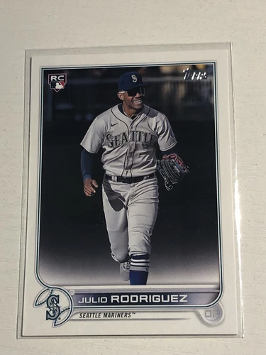 2022 Topps Factory Set Image Variation Julio Rodriguez Mariners RC Damaged 659