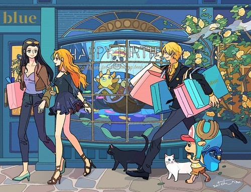 ONE PIECE straw hat pirates nami nico robin tony Custom Gaming Mat Desk 1681 - 第 1/1 張圖片