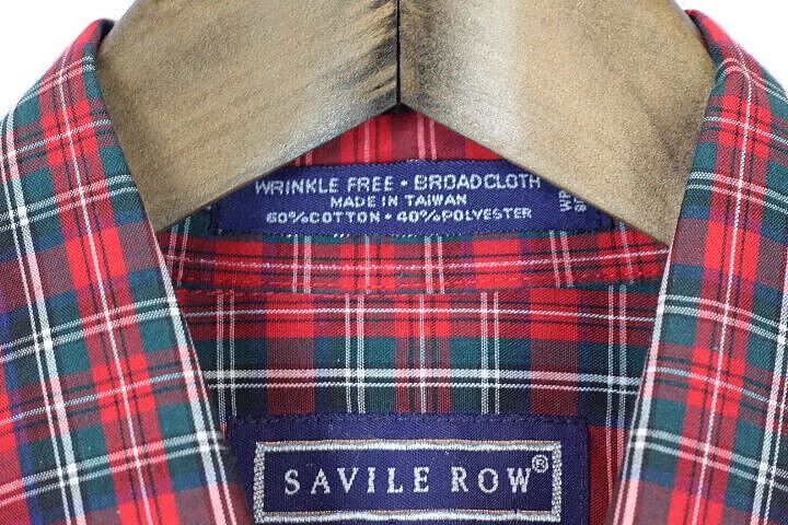 FILA Camicia elegante uomo manica lunga Savile Row multicolore quadri quadri bottoni 014