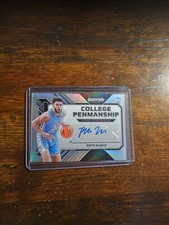 2023-24 Prizm Draft Picks College Penmanship Auto Silver #CP-PNC Pete Nance RC