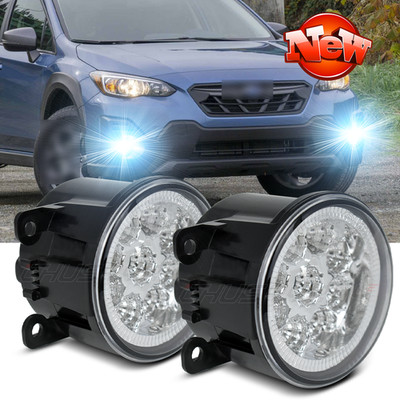 PAIR Fit 2010-2012 Subaru Outback Front Driving Bumper Fog Light Clear Lens Lamp