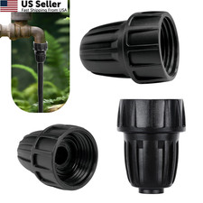 6 Pack 1/2 Inch Drip Irrigation 6 3/4" to 1/2" Hose Faucet Adapter