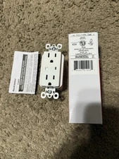 Legrand Surge Protective TR Tamper Resistant Duplex Receptacle,Alarm, LED 15 Amp