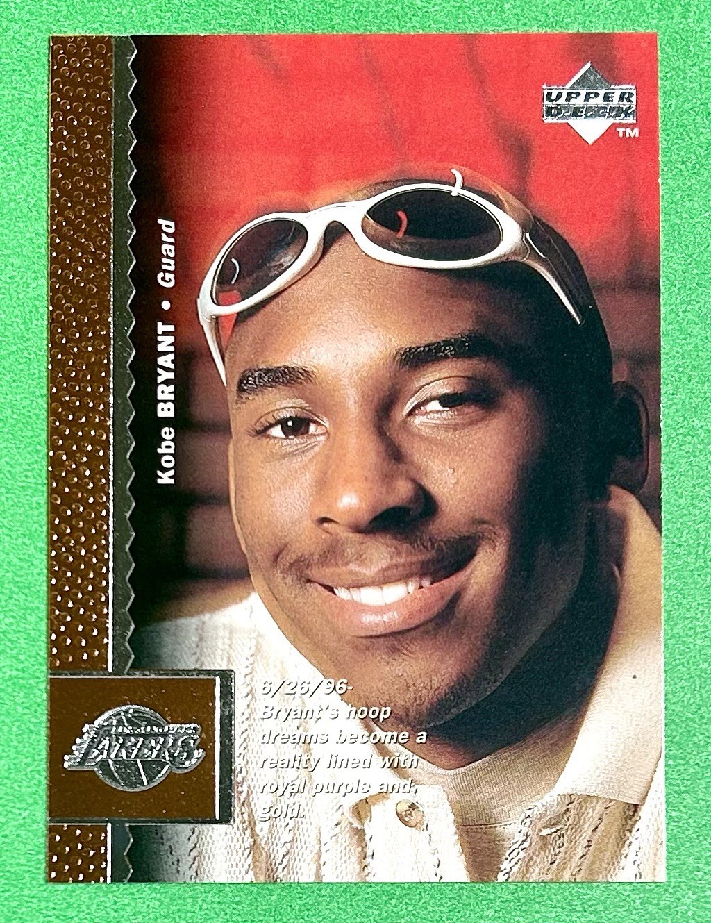 1996-97 Upper Deck - Kobe Bryant Rookie #58 (RC) Rookie Card