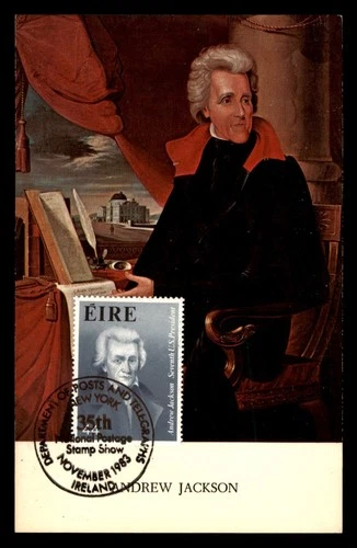 Mayfairstamps Ireland FDC 1983 Andrew Jackson Maximum First Day Card aaw_92601