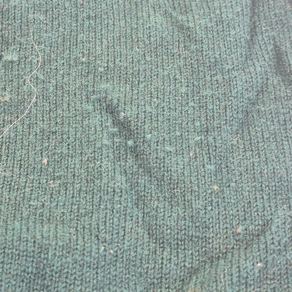 PRINGLE OF SCOTLAND Jumper 38" Small Green Men's Wool Classic Knit Pullover - Image 4 of 4