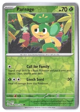 Pansage 004/182 SV04: Paradox Rift NM Reverse Holo