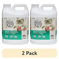 (2 pack) Special Kitty Scoopable Tight Clumping Cat Litter, Fresh Scent, 20 lb. 0.55 per pound